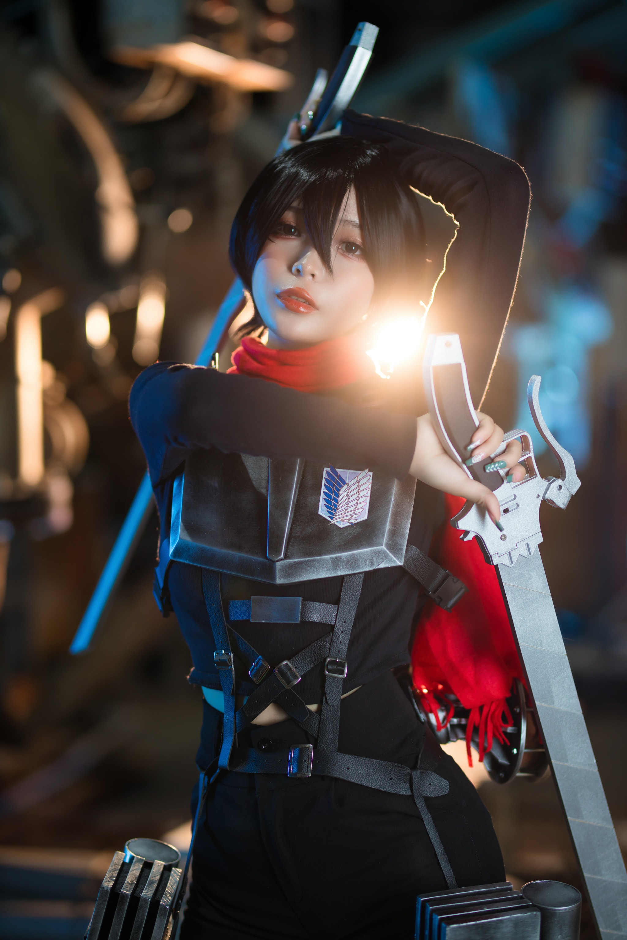 Umeko J - NO.085 cosplay Mikasa Final Season Attack on Titan [155P20V]-XikXak